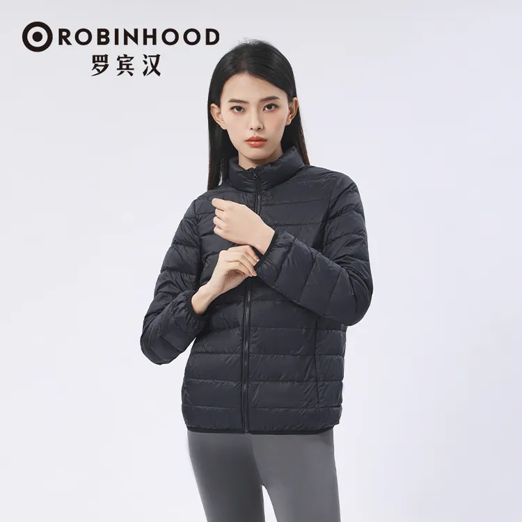 男女款短款 轻薄立领羽绒服