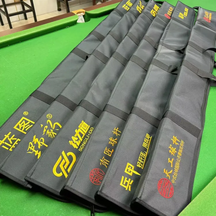 零度杆台球杆盒外包可手提肩背通用双槽杆盒三槽杆盒保护外包耐磨