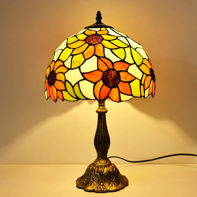 欧式复古装饰台灯温馨触摸调光遥控拉绳智能声控结婚卧室床头灯具