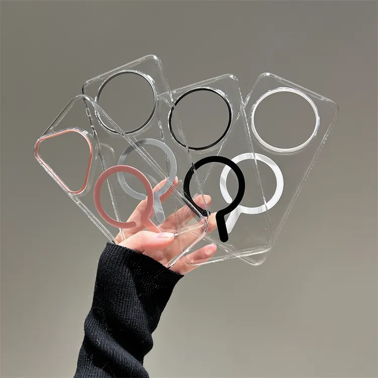 适用华为mate70pro新款手机壳p70情侣简约问号磁吸60男女薄保护套