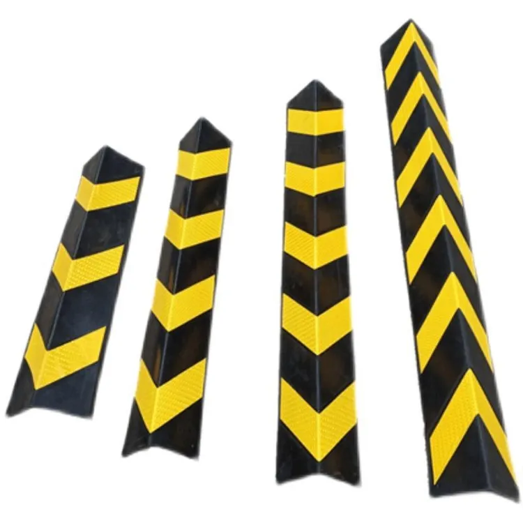 厂家橡胶直角护墙角橡胶护角车库 反光防撞条 护角 80cm橡胶护角