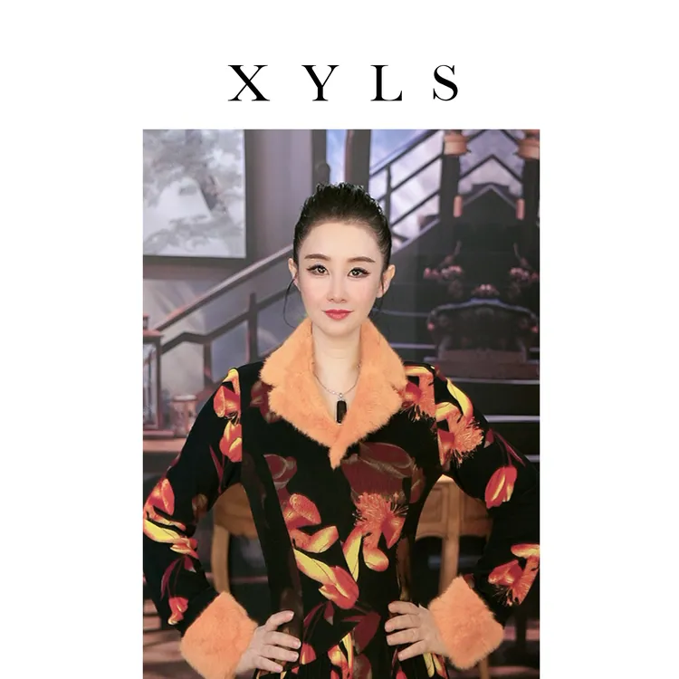 加绒弹力网纱连衣裙秋冬T007111