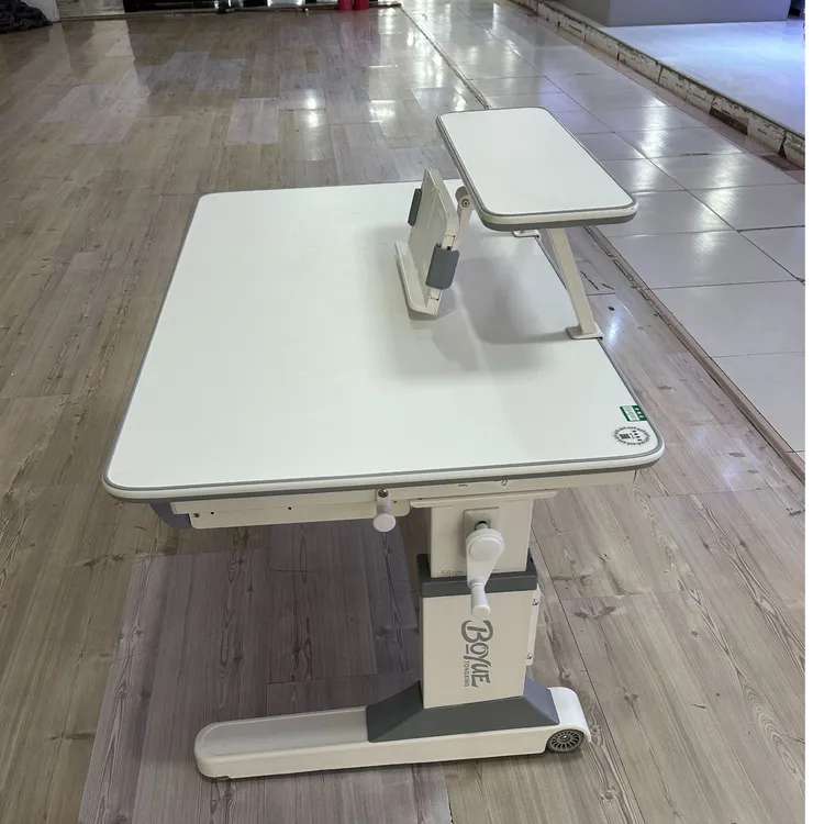 大象脚橡胶木免漆大白桌   尺寸；120cm×70cm可升降实木学习桌