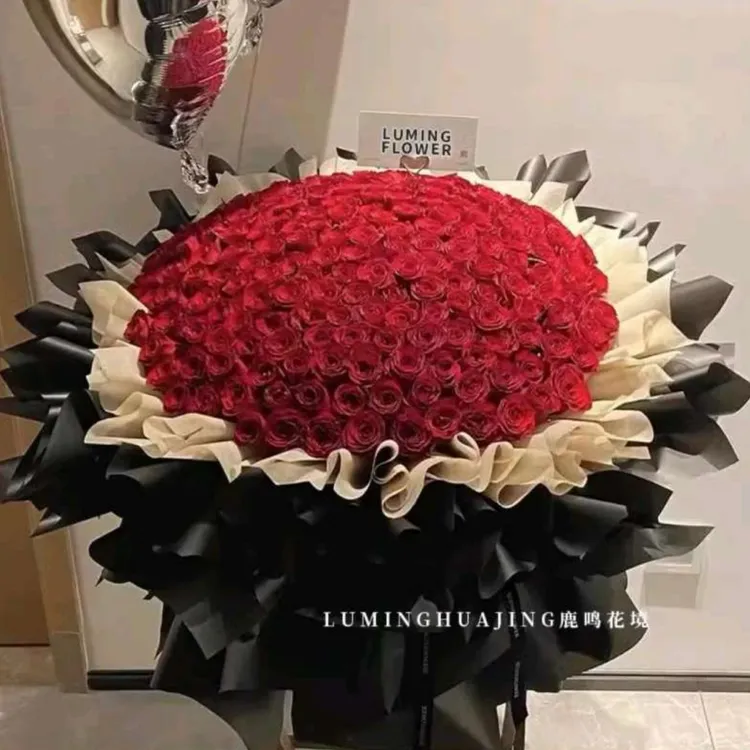 520朵玫瑰大花束生日鲜花附近花店同城配送用于求婚表白节日送花