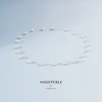 【校长专属】天使之泪淡水珍珠铂金21珠满天星项链6.3-7.3mm仙女链