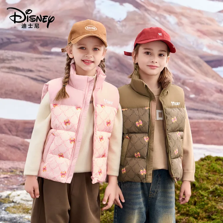 Disney/迪士尼儿童百搭保暖马甲XPR4SB116-ZB