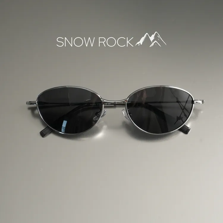 高级感时髦复古猫眼银框墨镜老钱风椭圆痞帅男太阳眼镜防紫外线女