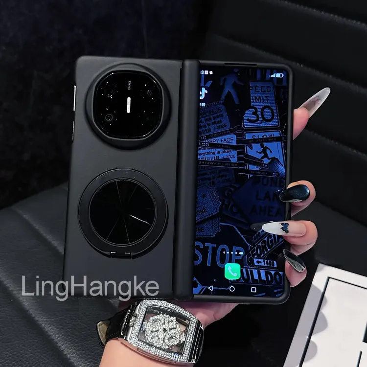 旋转磁吸支架实用肤感适用华为matex6折叠屏手机壳x5时尚防摔荣耀