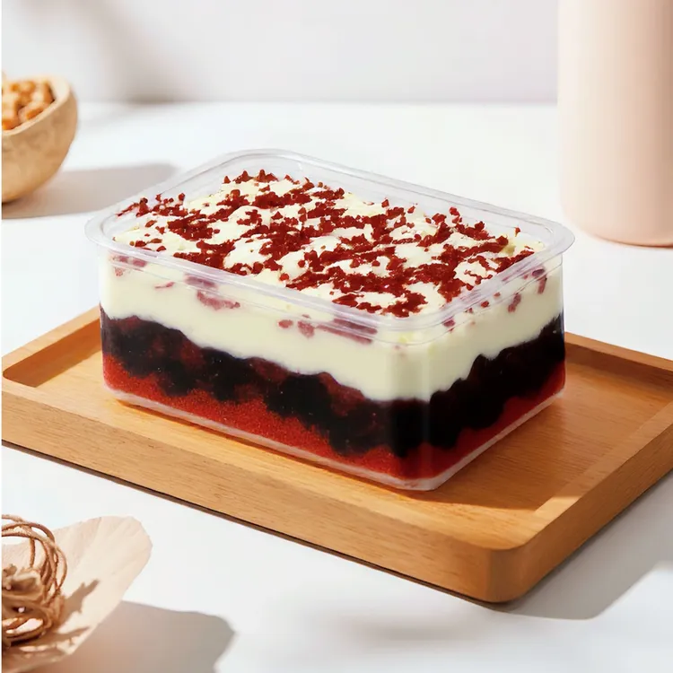 新鲜日期盒子蛋糕红丝绒/芋泥/抹茶/可可京东冷链发货