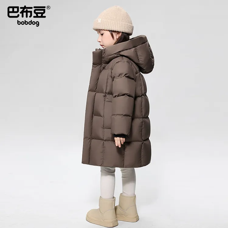 Bobdog/巴布豆童装儿童羽绒服男童女童2025冬装保暖加厚冬装外套