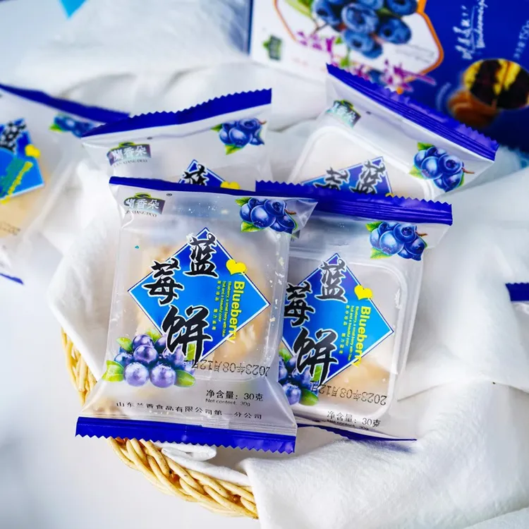 露天花香蓝莓饼脆甜花果香酥皮蓝莓