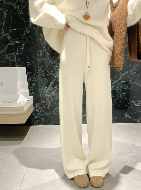 【芝士Cheese】少女秩序 时尚休闲百搭人棉加厚糯糯裤（有腰绳调节）