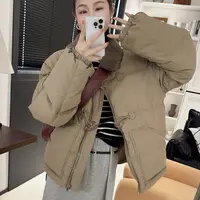 【丽姐女装】工装羽绒服｜复古耐看巴恩风 90白鸭绒轻蓬外套W81232