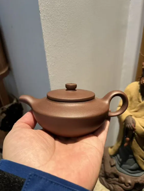 【五年陈腐】汉扁壶。紫泥料，180cc左右。