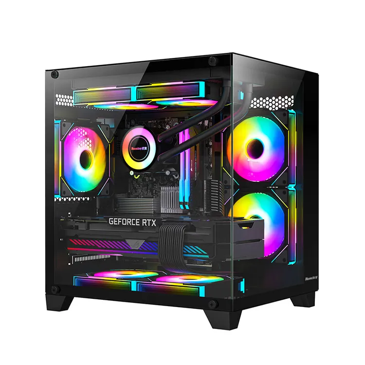 AMD R5 9600X/微星B650/32G/1T电竞游戏DIY海景房电脑台式AI主机 