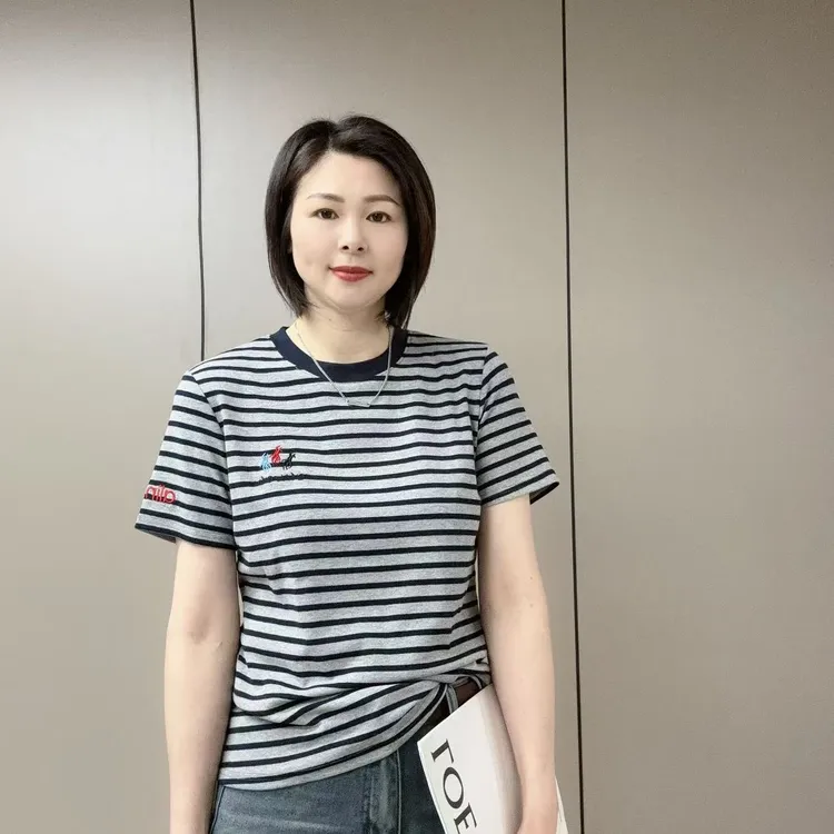 【魅力风】早春新款圆领条纹短袖T恤05款
