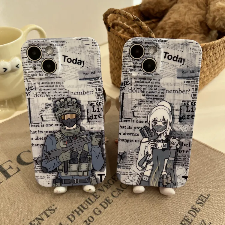 适用苹果17promax全包软菲林手机壳华为vivo小米oppo情侣游戏创意