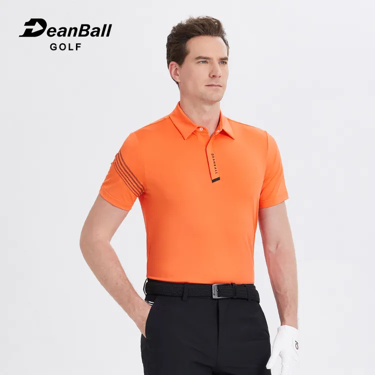 DEANBALL高尔夫男士夏季速干透气短袖排汗吸湿polo衫时尚运动上衣