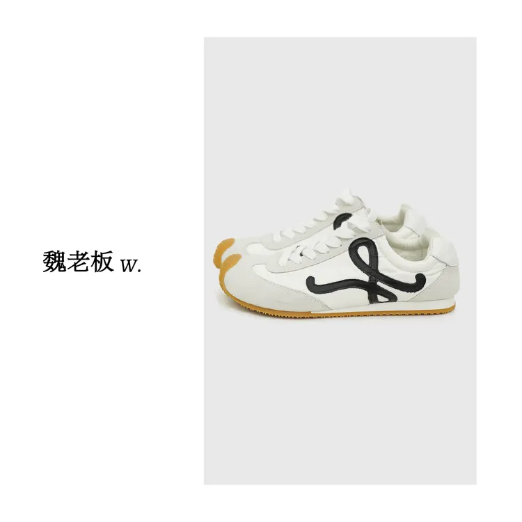 W.Diva【北辰】牛反绒羊皮平底休闲鞋阿甘鞋纯欲慵懒风34X251286