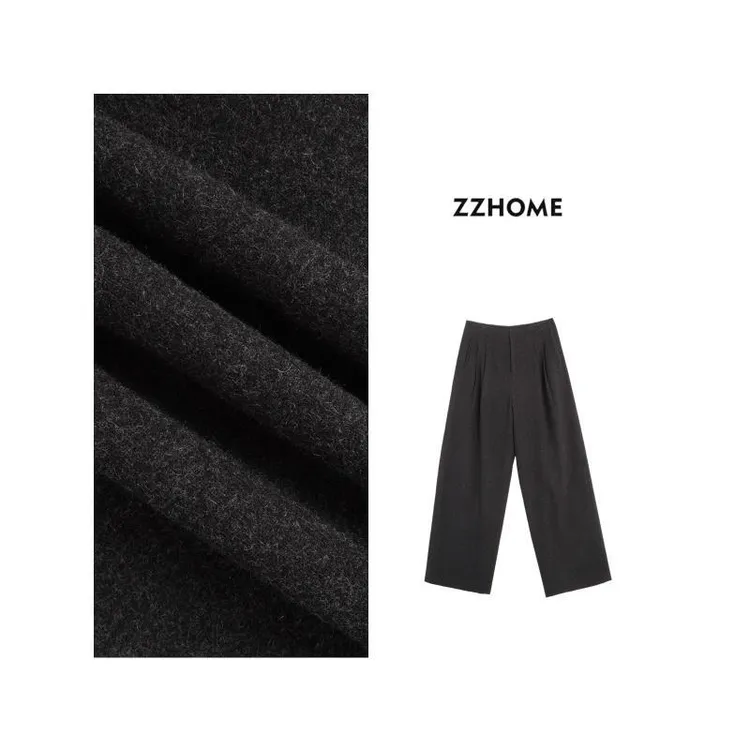 ZOZO HOME ｜可持续时髦暖雾格雷悬垂裤q171836p