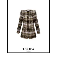 TheBay【左岸暖阳】意大利手工钉扣外套Bay2SQXL0146