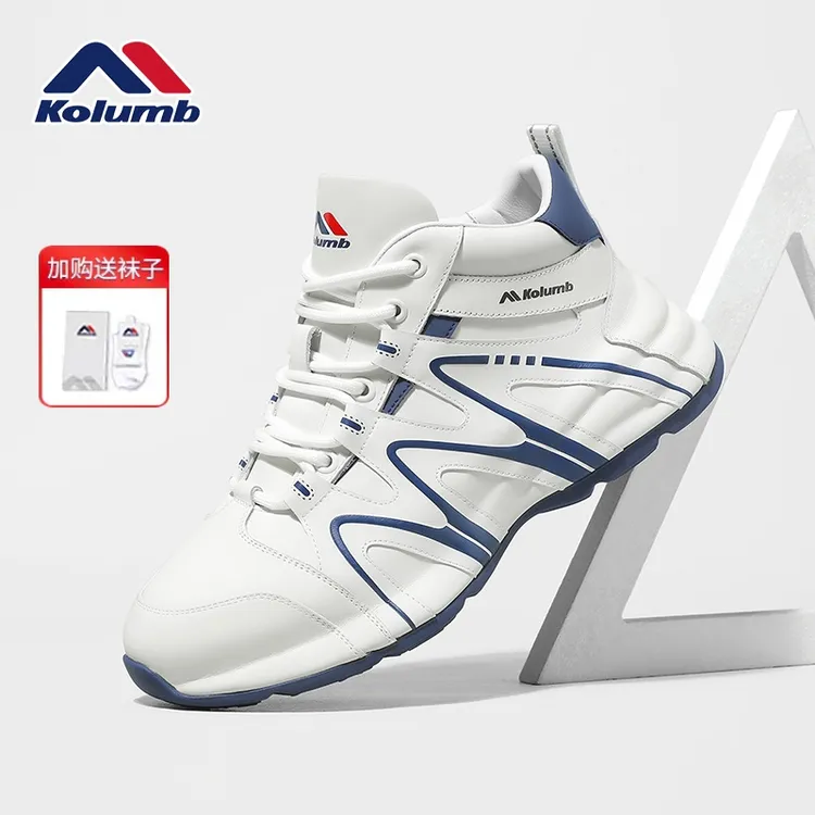 kolumb/哥仑步男鞋2025秋冬新款高帮鞋正品休闲鞋男士真皮运动鞋