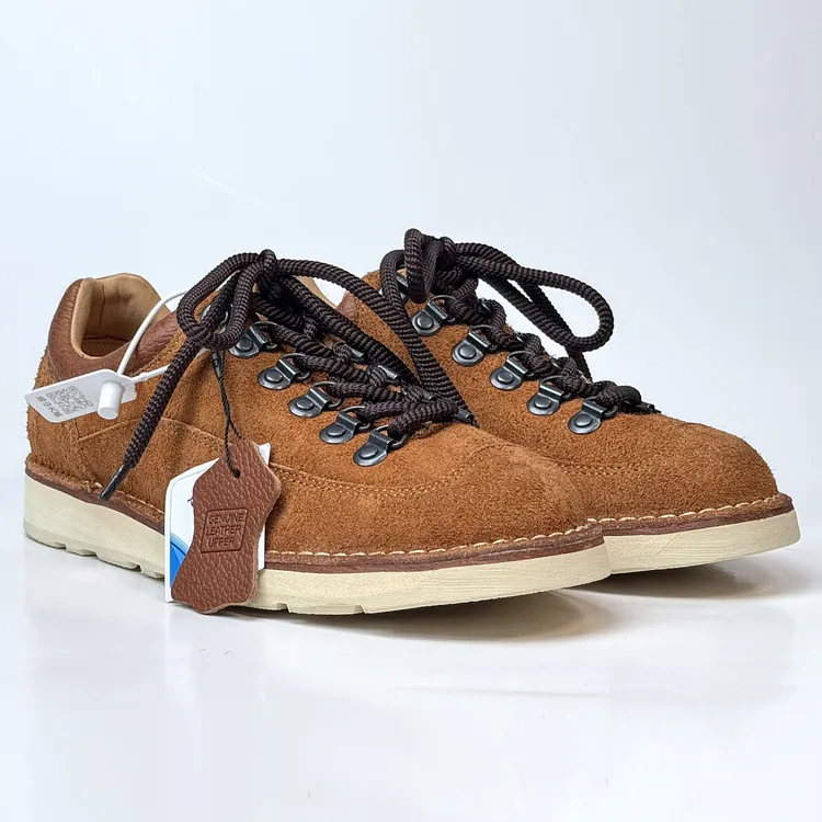 远山大叔YSDS-71000通勤轻工装男士男款复古外翻真皮工装鞋男款