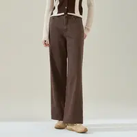 【籽言专属】MOFAN摩凡春新款可可棕牛仔裤MAN474005