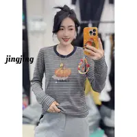 秋冬新款休闲百搭南瓜涂鸦T恤(1809)