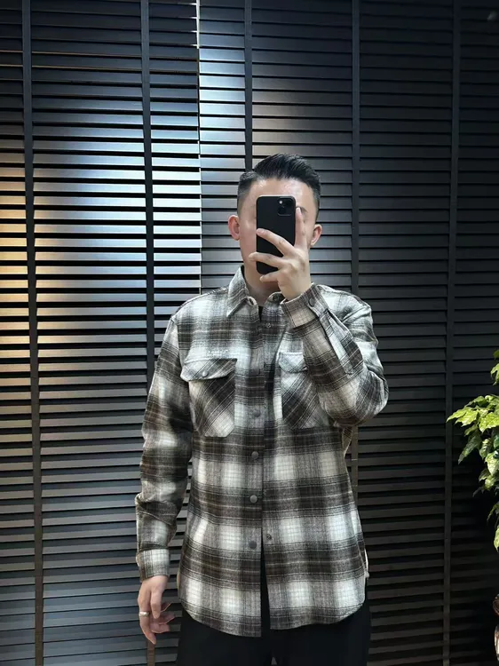 新款男士衬衣外套休闲百搭