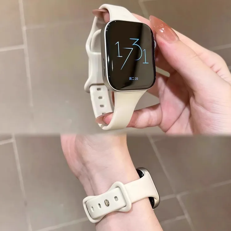 适用华为FIT4新款Fit3小蛮腰细款简约硅胶表带watchFit4Pro高级感