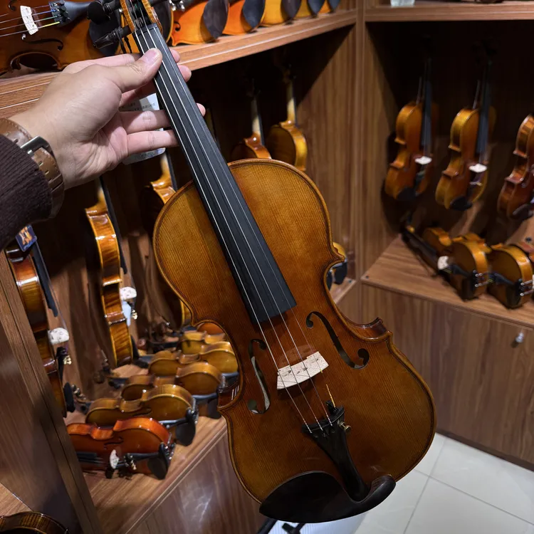 C04纯手工老料小提琴演奏级音色一对一选琴