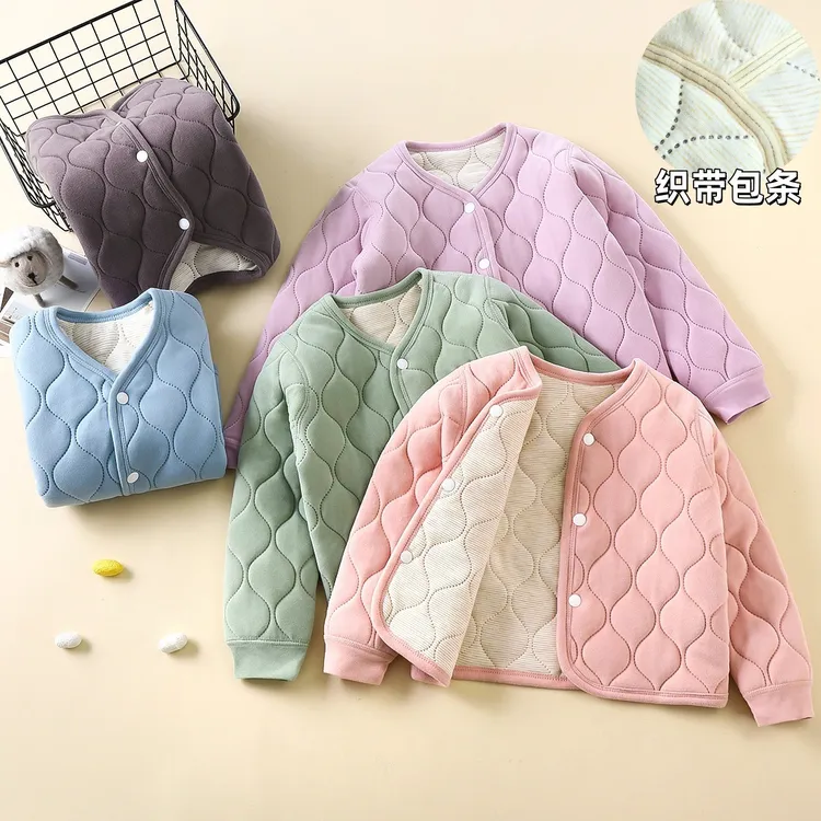 童泰儿童保暖校服神器外套三层夹棉包条秋冬内胆男童童装反季MCDV