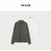 YW&XIE<高端定制>7252轻奢衬衫女春秋气质正装女套装通勤衬衣