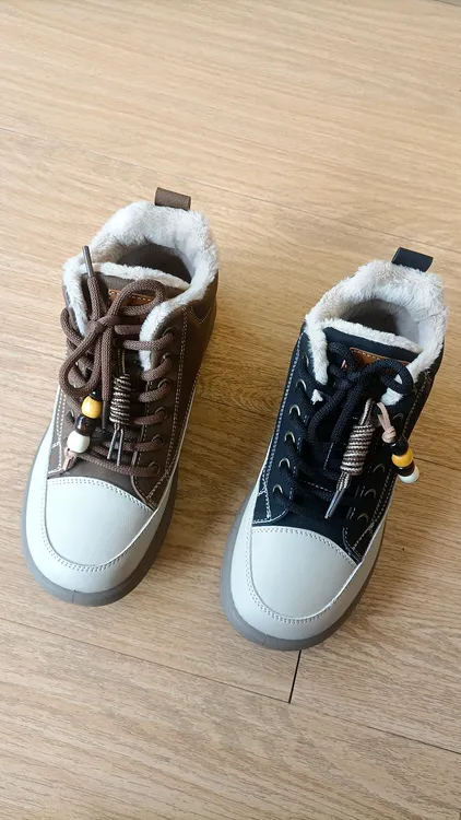 拼色休闲风潮流风棉靴短靴/毛靴棉鞋冬季运动时尚真皮保暖秋冬