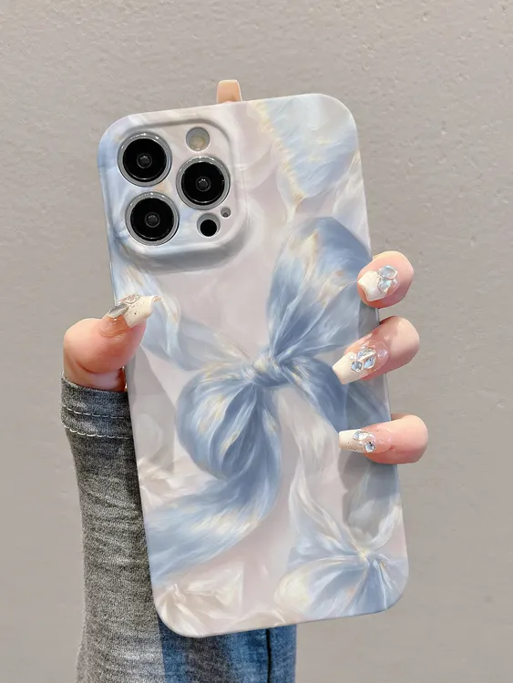 蝴蝶结菲林软壳防摔适用苹果17手机壳小米17p80reno14x300x8s