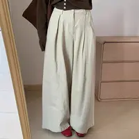 太好看了 门店款 ！春秋新款松弛感宽松bf慵懒风阔腿裤女款休闲裤
