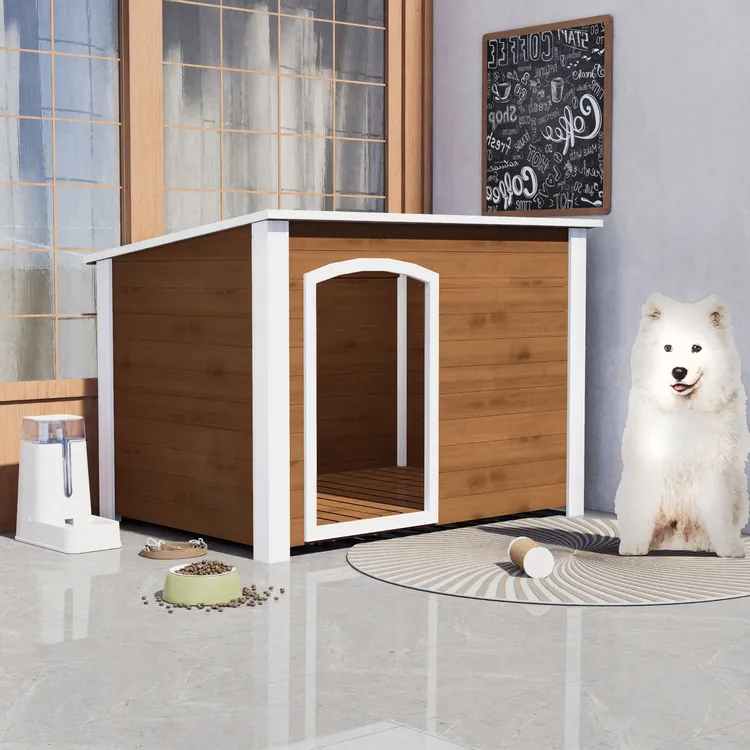实木宠物狗窝四季通用中大型犬专用狗笼防潮简约狗狗窝阳台宠物品