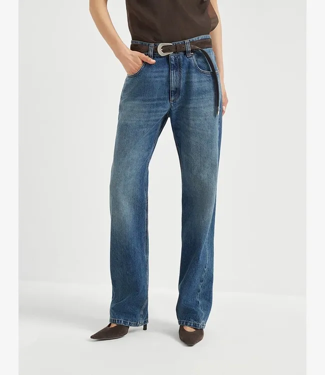 “100%纯牛” 定制款！土耳其进口BOSSA面料 秋冬新款直筒牛仔长裤