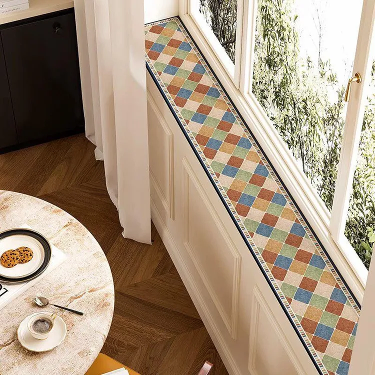 复古窗台防护极窄阳台飘窗防水防尘pvc改造防晒窗沿防尘保护垫子
