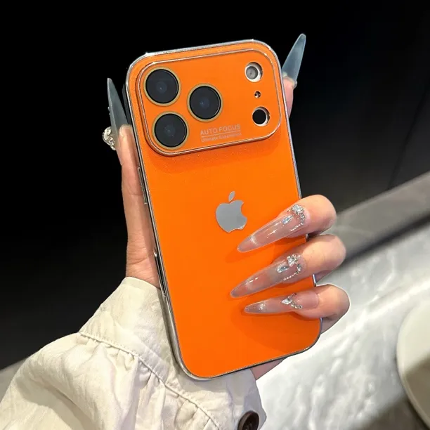 大视窗秒变17适用苹果17promax手机壳16电镀15磨砂14防摔13全包潮