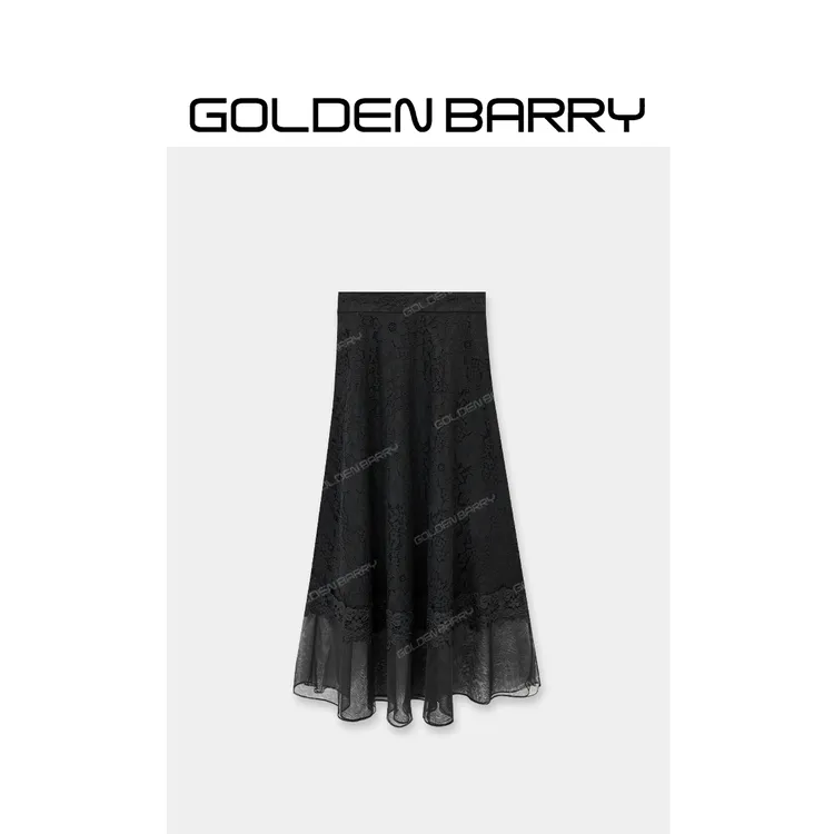 GOLDENBARRY|310187精致蕾丝半裙