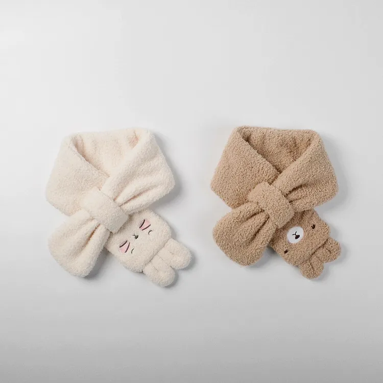 韩版绒儿童绒布宝宝云朵冬季防风新款保暖护脖婴儿百搭围巾