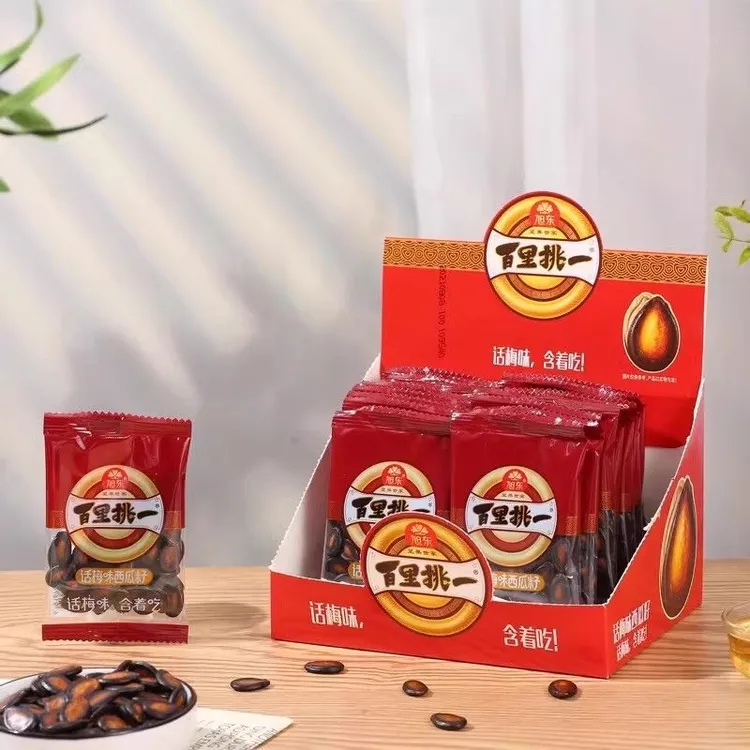 旭东百里挑一话梅味西瓜子新货黑瓜子小包装年货坚果炒货休闲零食