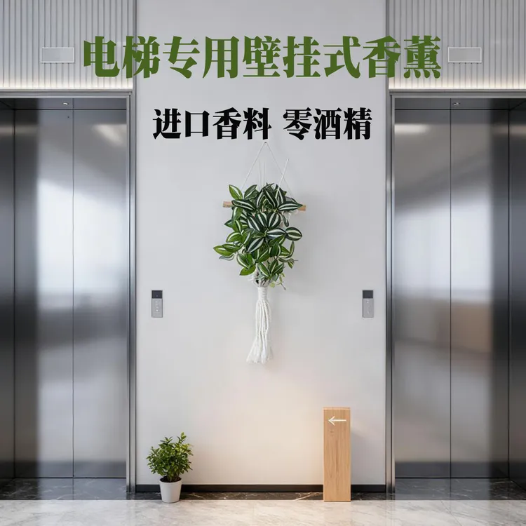 壁挂香薰电梯专用轿厢去异味香氛室内持久留香厕所除臭高级芳香剂