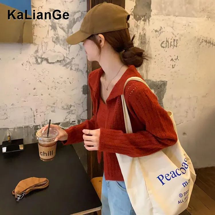 卡莲格/早秋镂空针织开衫吊带两件套女微胖mm显瘦气质温柔风上衣