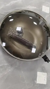 XAN茶色炒锅带盖不粘