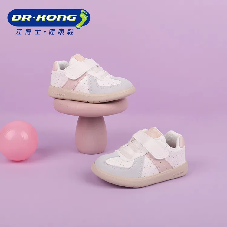Dr.Kong/江博士童鞋春季女童二段软底防滑轻便透气学步鞋B1403929