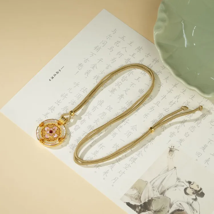 吊坠足银 【云上叙】足银吊坠-27mm-V52984-M（甄选）