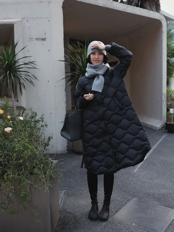 TT设计师【贝多芬之夜】时尚休闲高级感葫芦格白鹅绒羽绒服TT191612